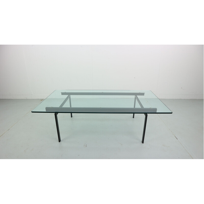 Vintage glass coffee table by Cees Braakman for Pastoe