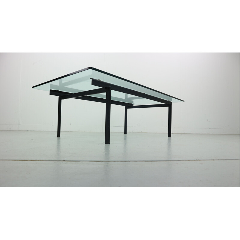 Vintage glass coffee table by Cees Braakman for Pastoe