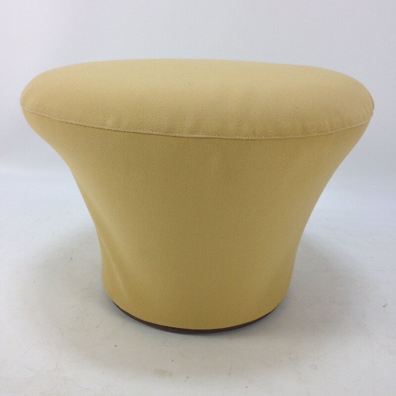 Yellow Mushroom pouf by Pierre Paulin for Artifort