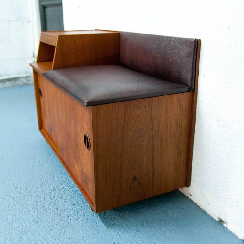 Vintage Scandinavian sideboard in teak