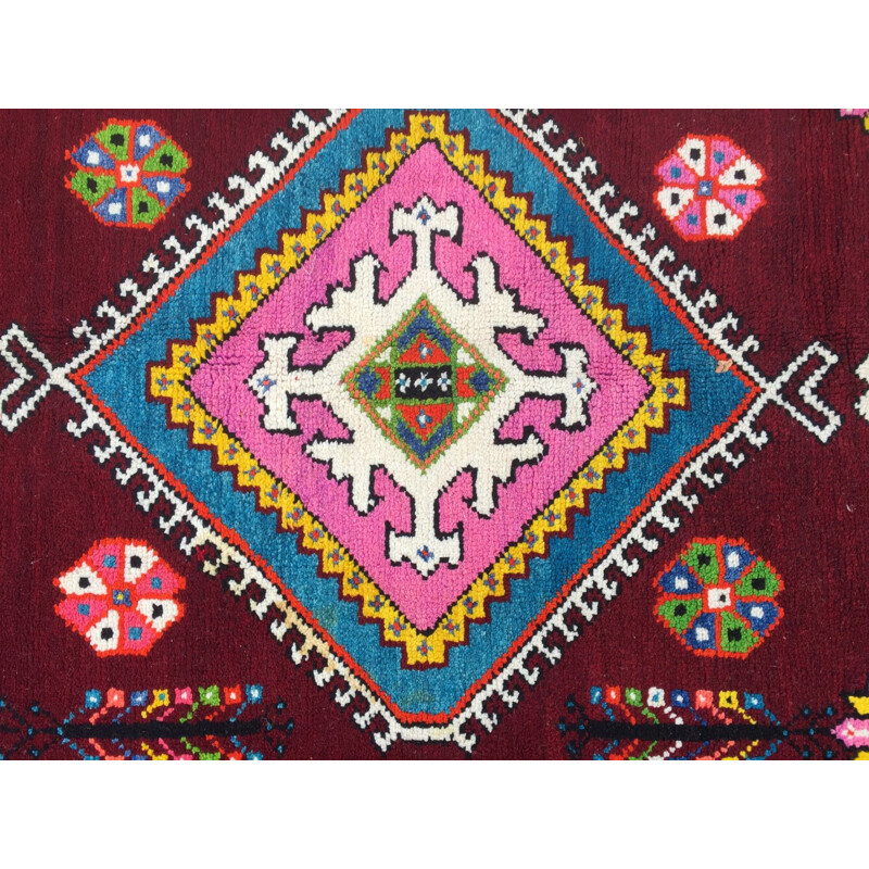 Vintage Moroccan carpet in wool