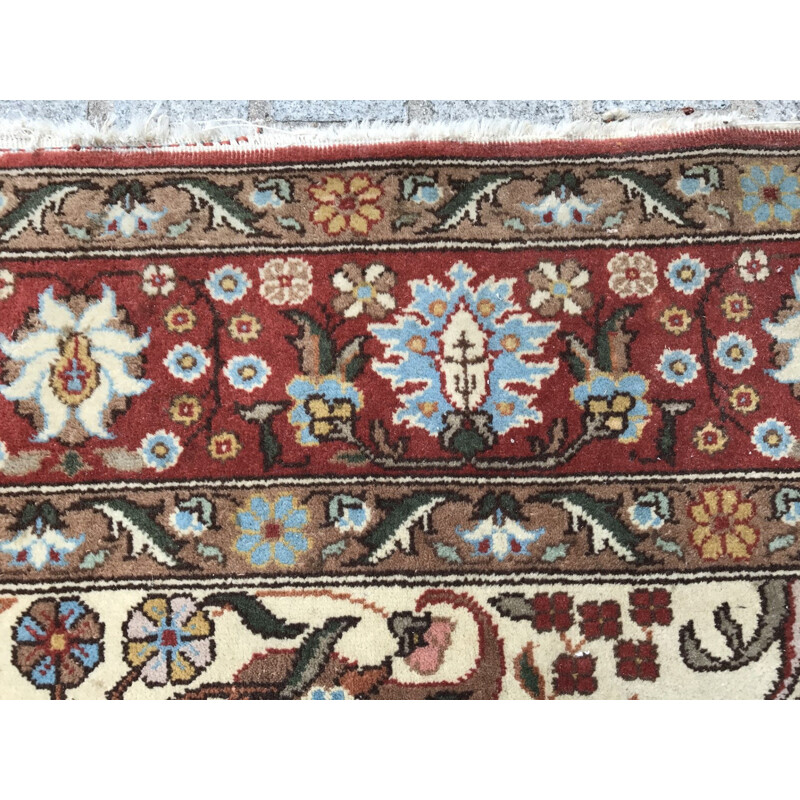 Vintage multicoloured carpet in wool