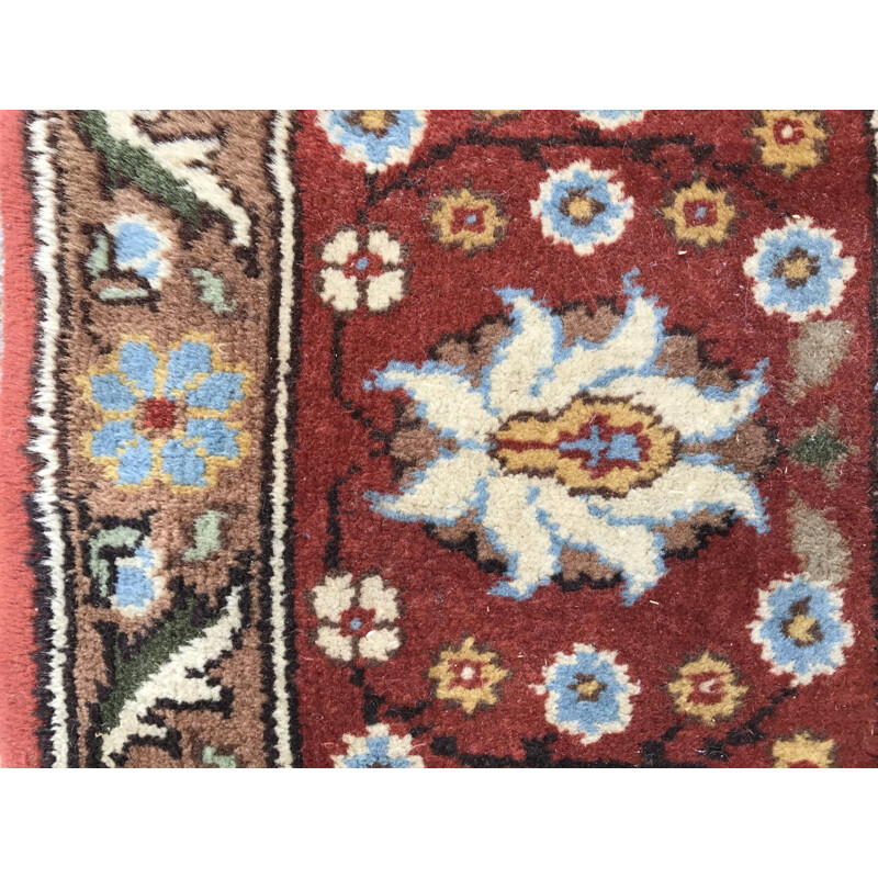 Vintage multicoloured carpet in wool