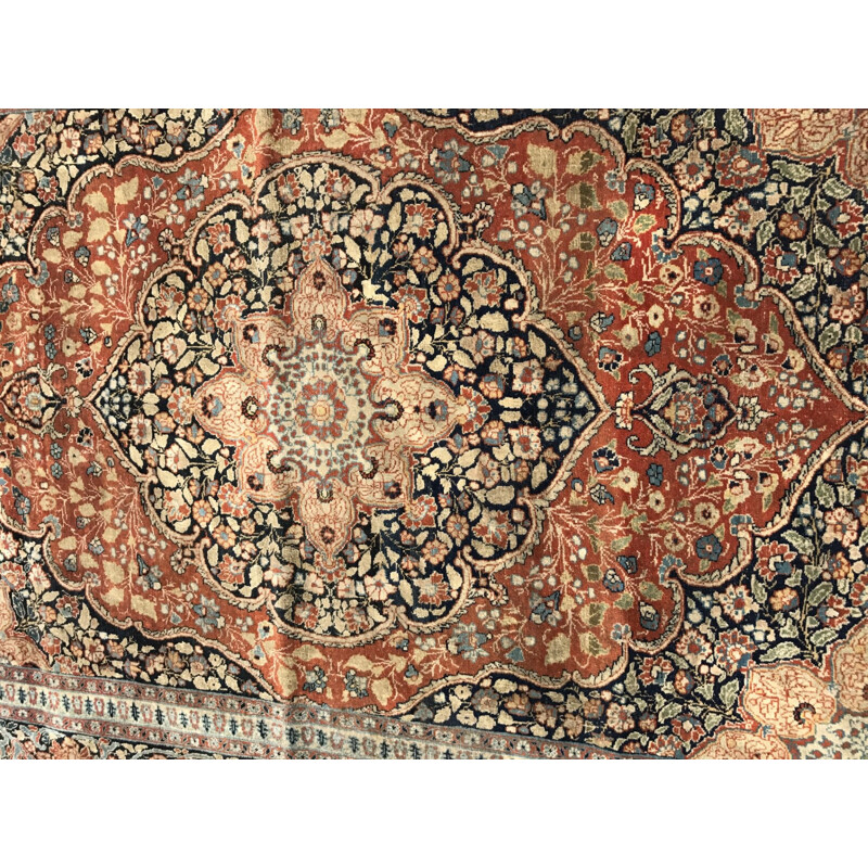 Vintage Persian Tabriz rug