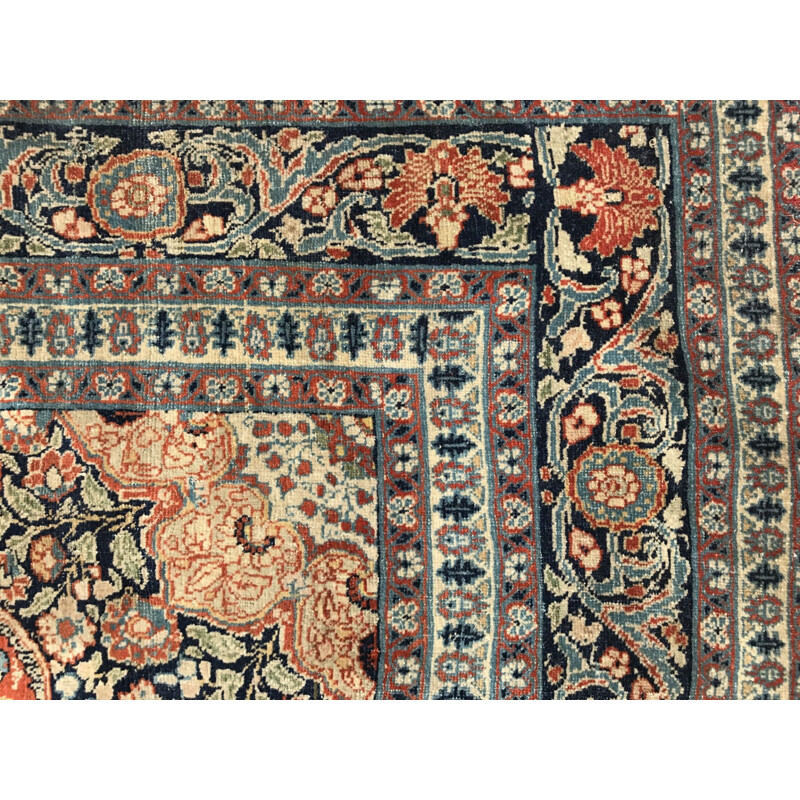 Vintage Persian Tabriz rug