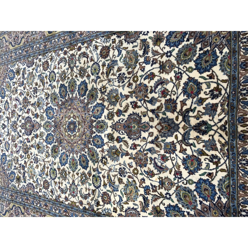 Vintage Mashhad Persian rug