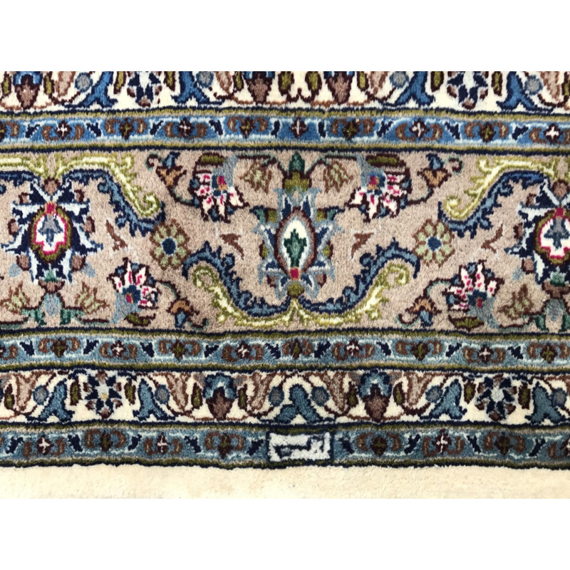 Vintage Mashhad Persian rug