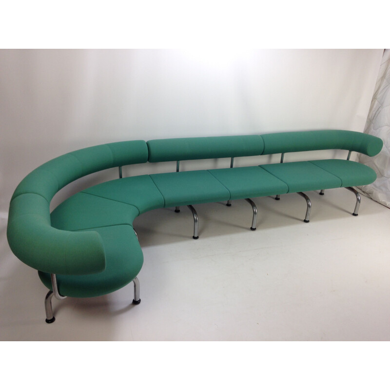 Vintage cobra Pipeline sofa by Eric Jørgensen Møbelfabrik