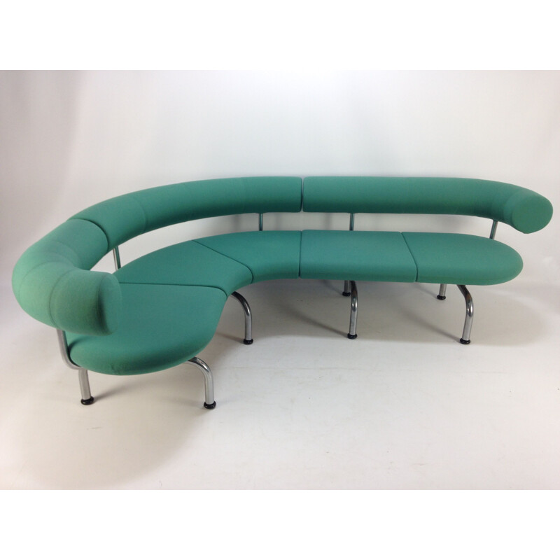 Vintage cobra Pipeline sofa by Eric Jørgensen Møbelfabrik