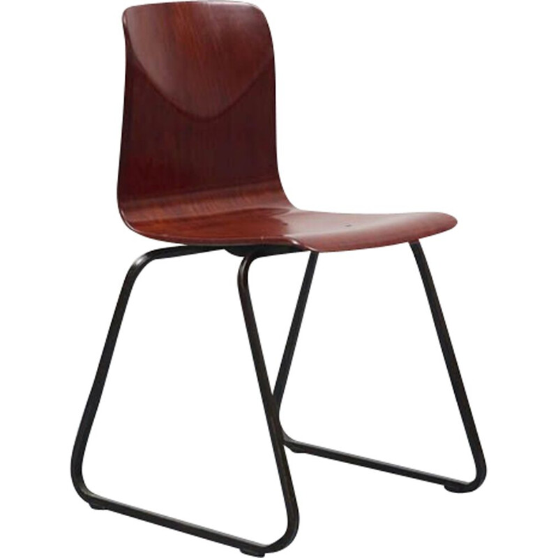 Vintage chair Galvanitas S23 in mahogany