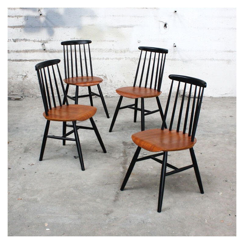 4 Fanett chairs, I.TAPIOVAARA - 1950s