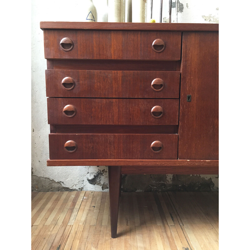 Vintage mahogany sideboard by Unifa