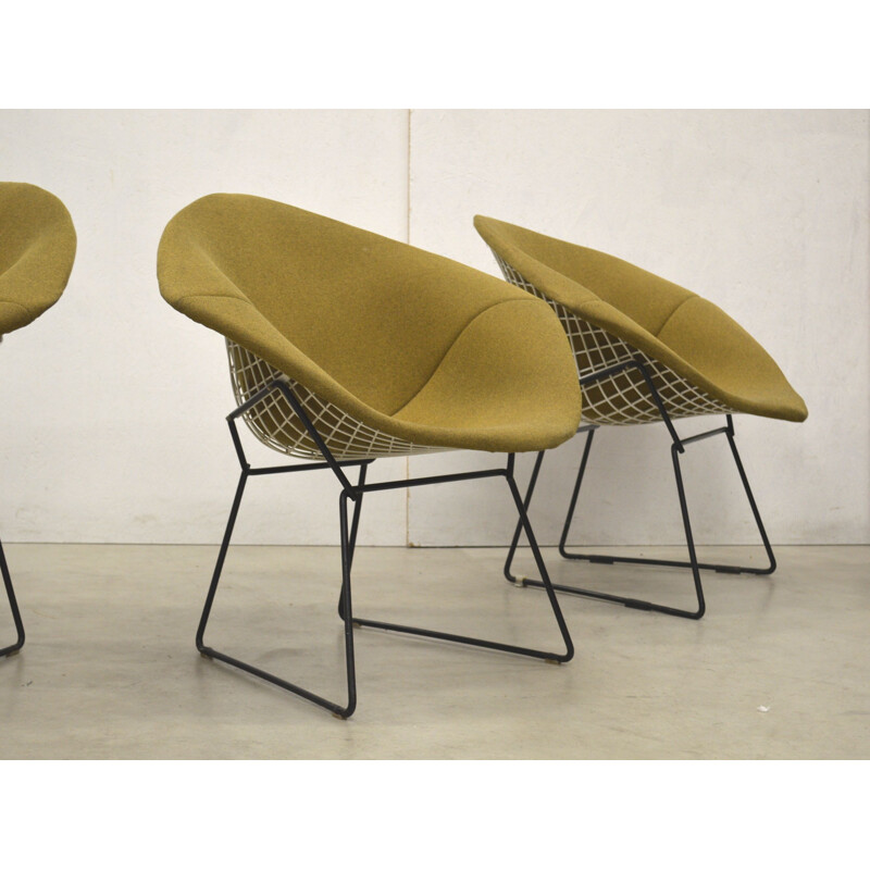 Chaise Diamond verte par Harry Bertoia pour Knoll