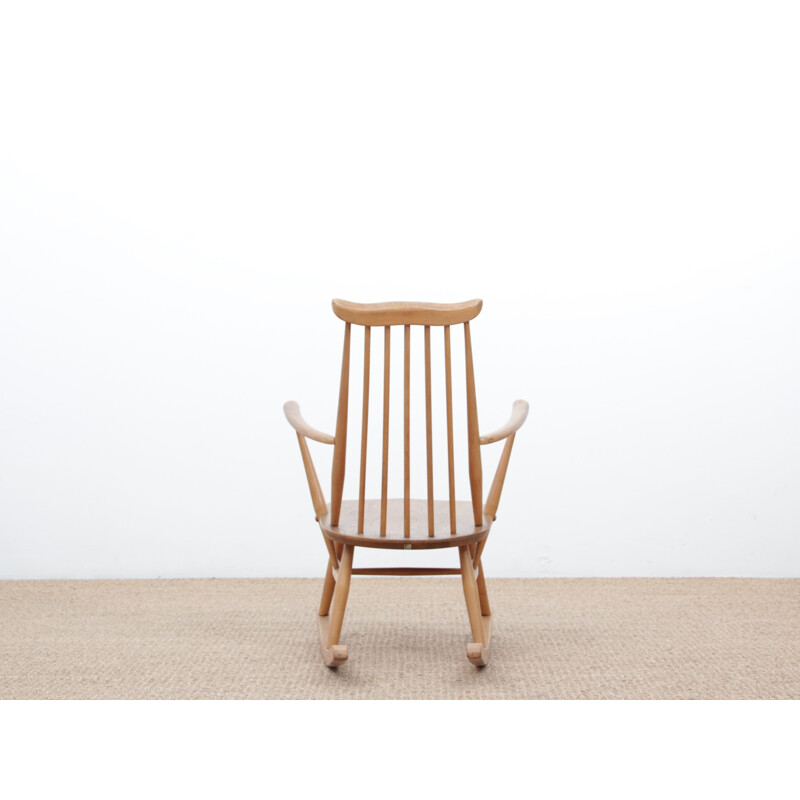 Vintage Scandinavian child rocking chair