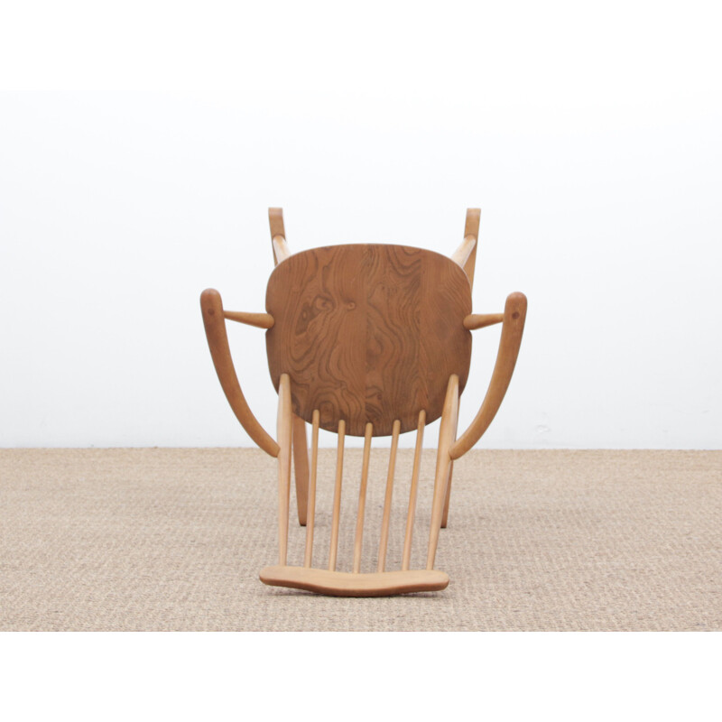 Vintage Scandinavian child rocking chair