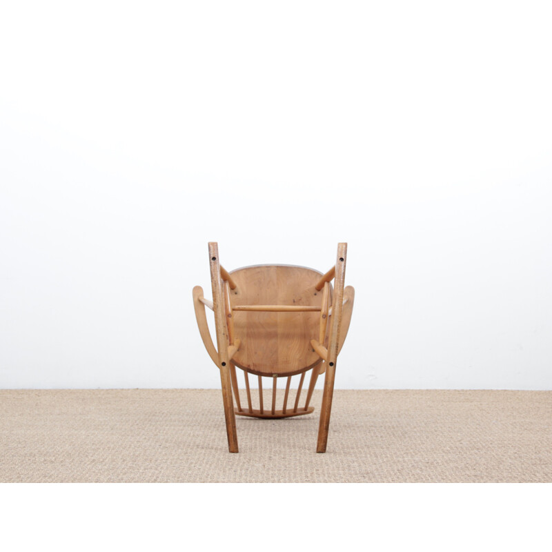 Vintage Scandinavian child rocking chair