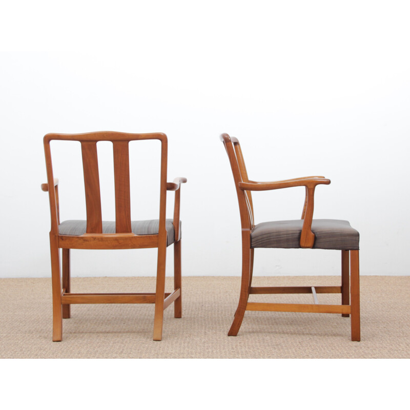 Set of 2 vintage chairs Scandinavian FH43