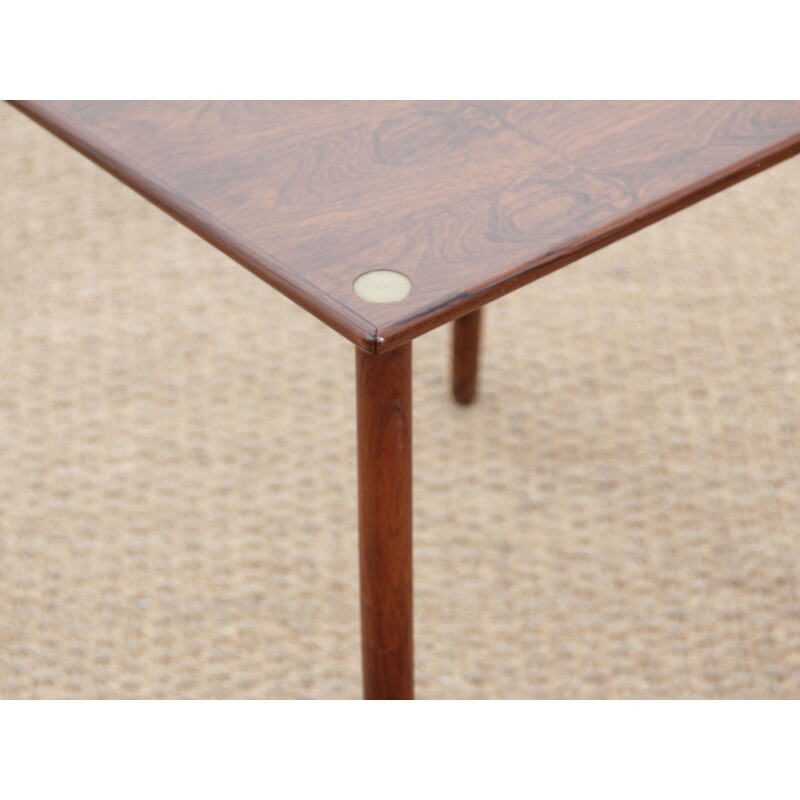 Vintage scandinavian side table in Rio rosewood