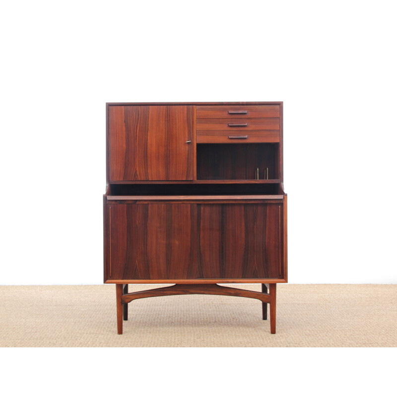 Vintage secretary Scandinavian in Rio rosewood