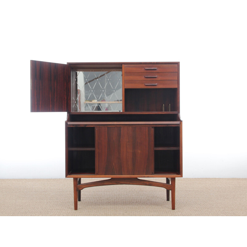 Vintage secretary Scandinavian in Rio rosewood