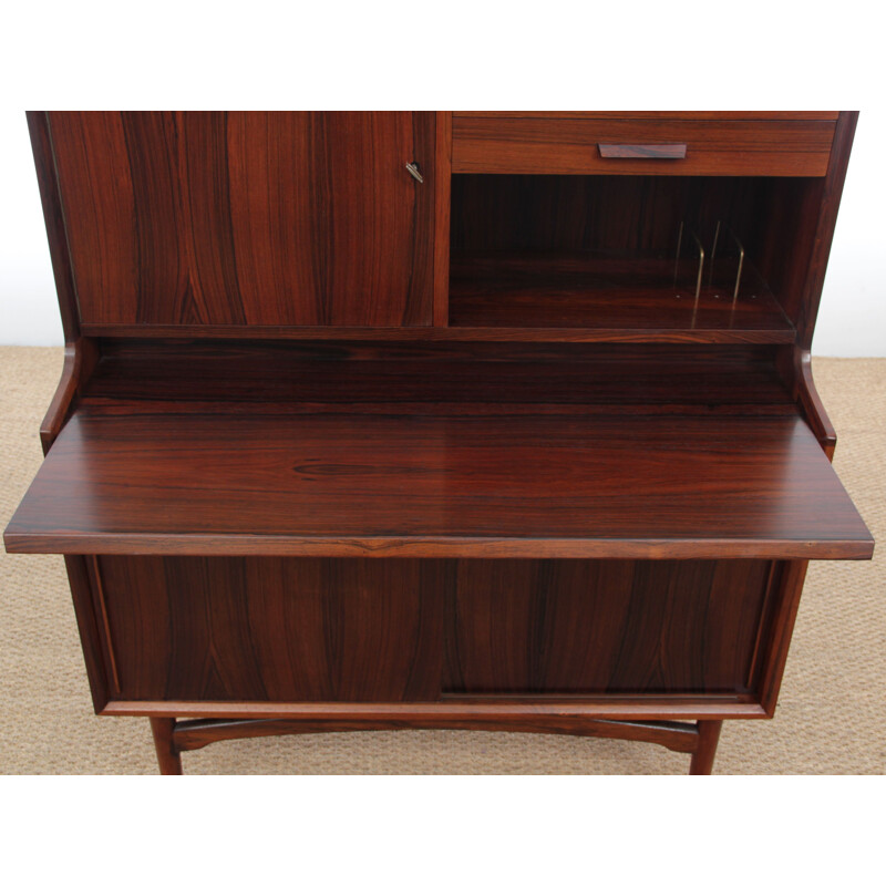 Vintage secretary Scandinavian in Rio rosewood