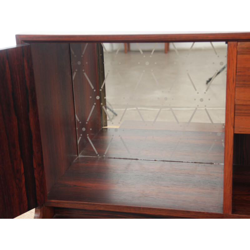 Vintage secretary Scandinavian in Rio rosewood