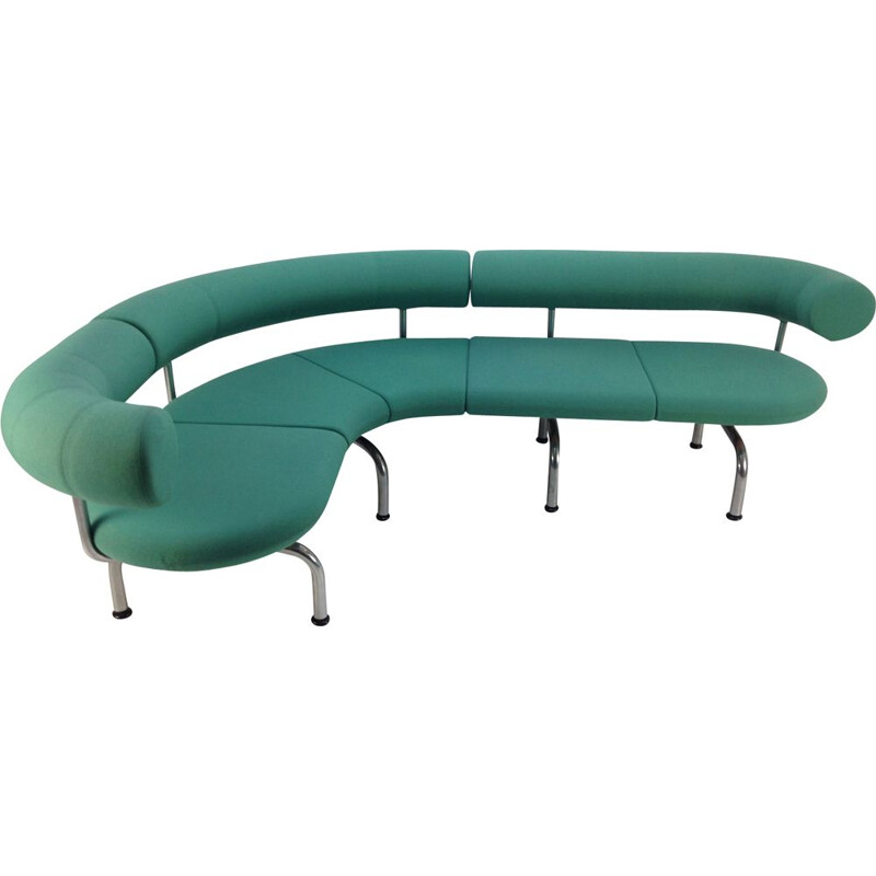 Vintage cobra Pipeline sofa by Eric Jørgensen Møbelfabrik