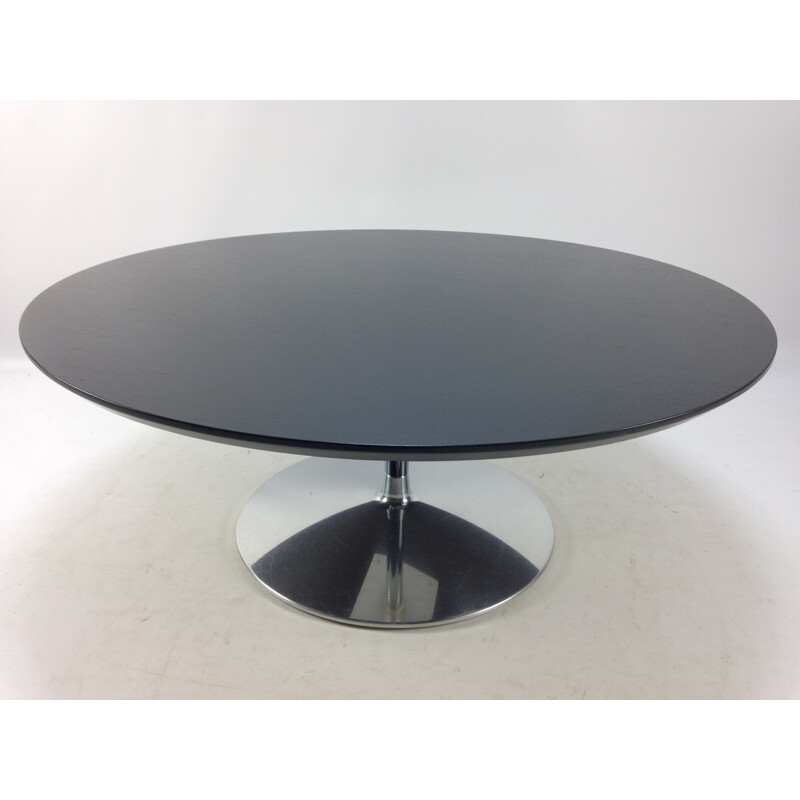 Vintage coffee table in metal by Pierre Paulin for Artifort