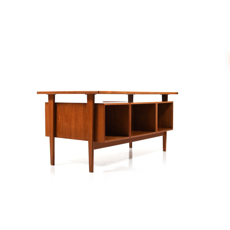 Vintage desk in teak by Kai Kristiansen