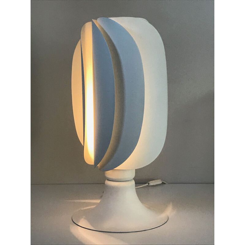 Lampe hélicoïdale blanche en aluminium