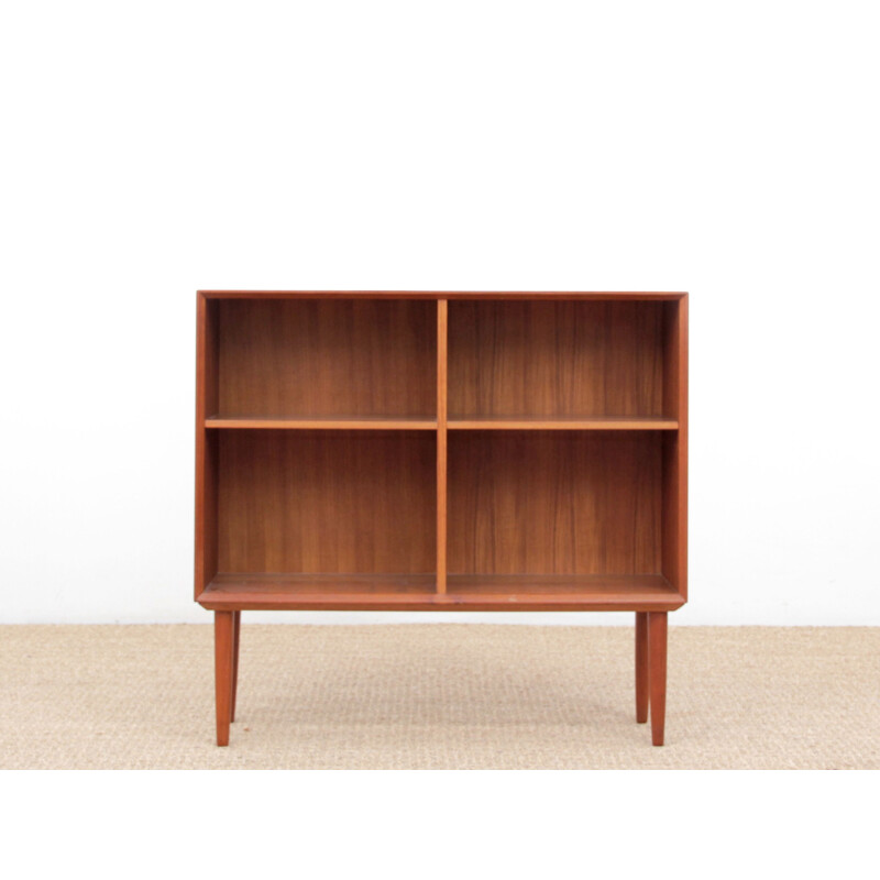 Vintage Scandinavian bookcase in teak