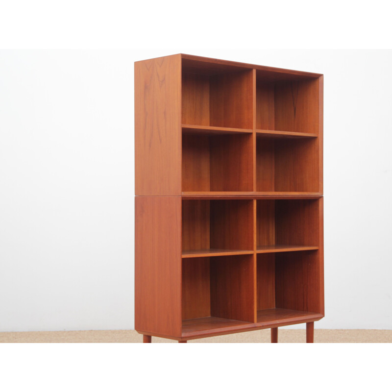 Vintage Scandinavian bookcase in teak