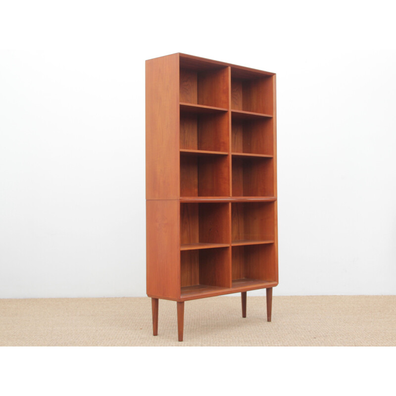 Vintage Scandinavian bookcase in teak