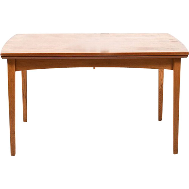 Vintage Danish table in teak and oak