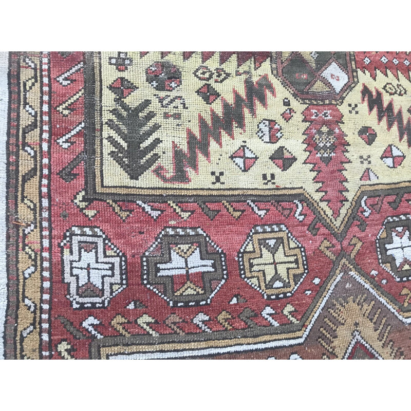 Tapis turc vintage en laine