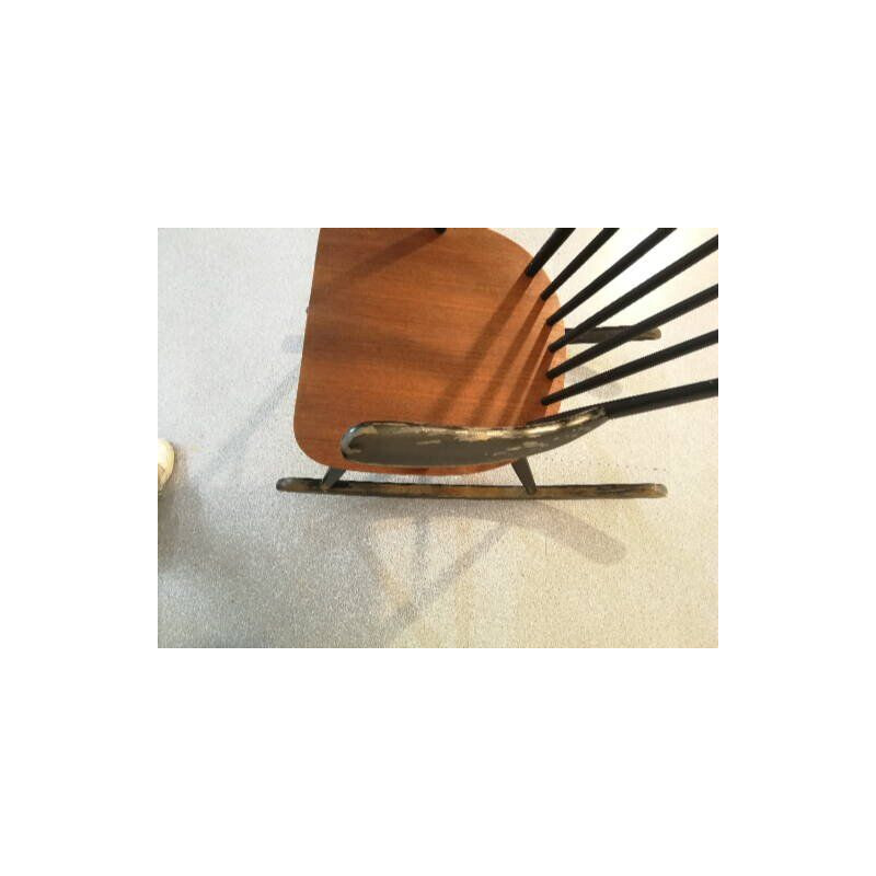 Vintage rocking chair by Roland Rainer