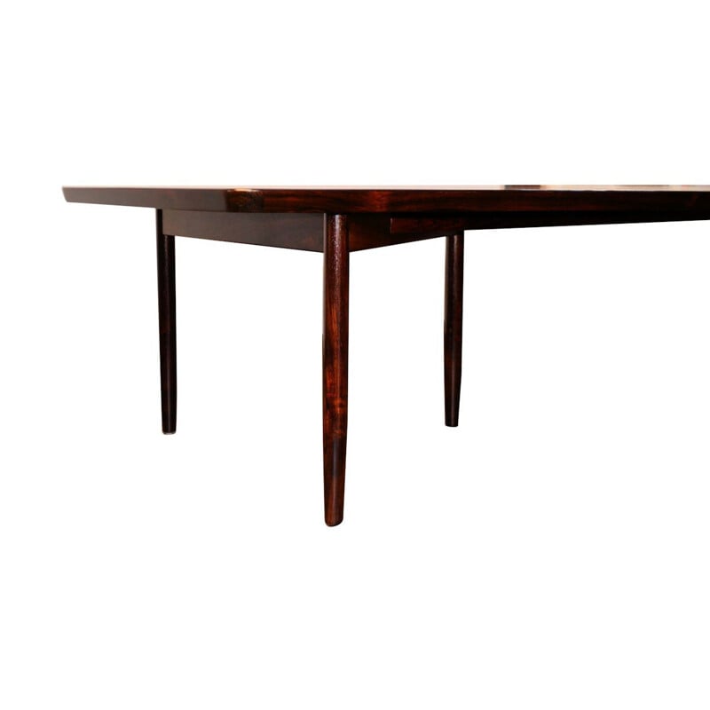 Danish design rosewood boat-shape conference table