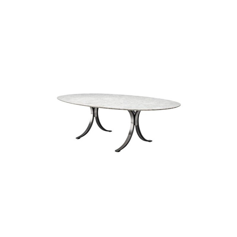 Vintage table in marble by Osvaldo Borsani for Tecno