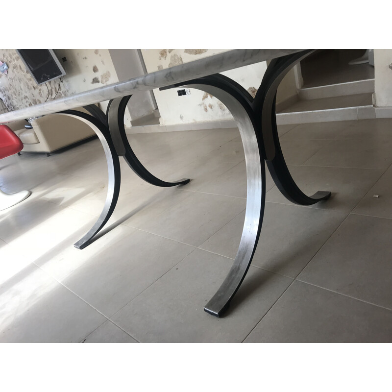 Vintage table in marble by Osvaldo Borsani for Tecno