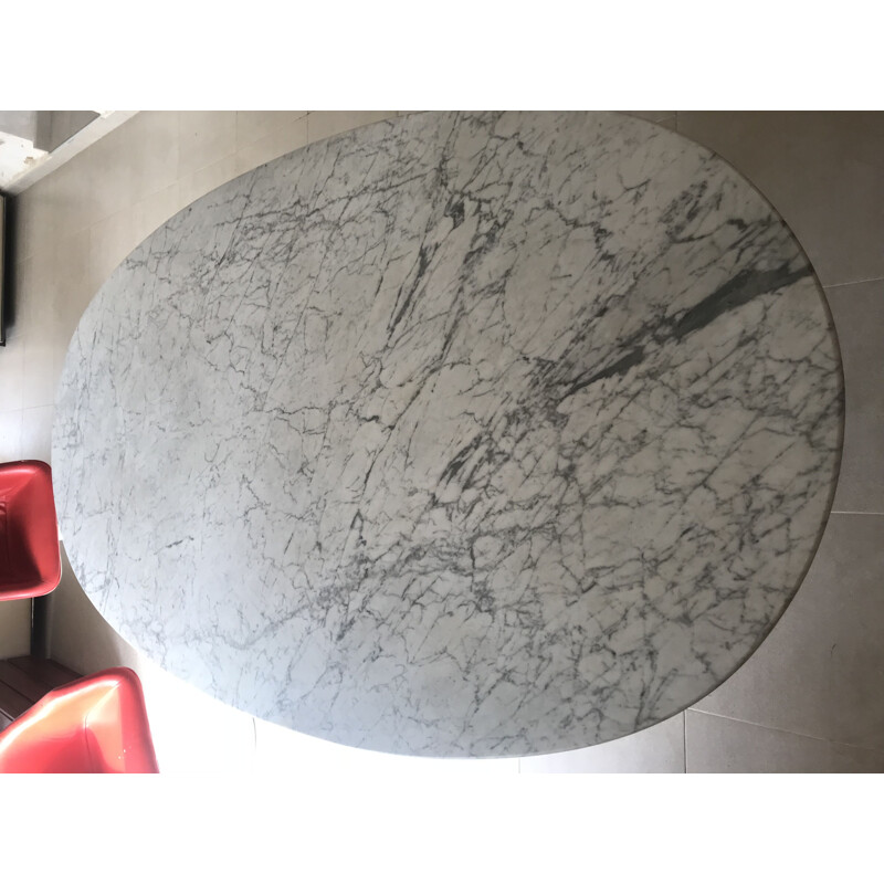 Vintage table in marble by Osvaldo Borsani for Tecno