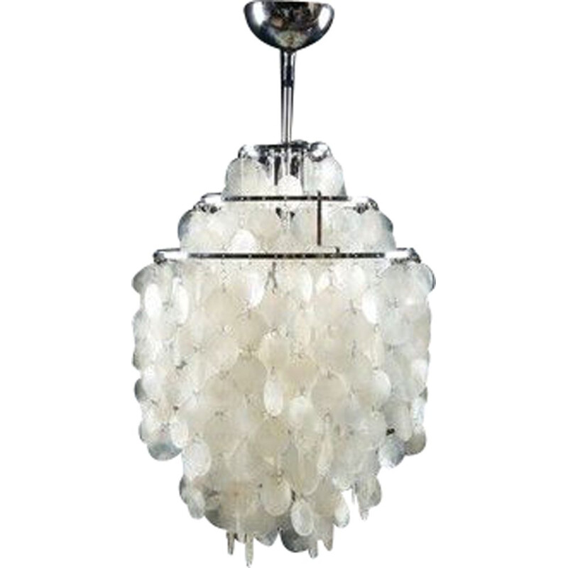 Vintage FUN pendant light in steel