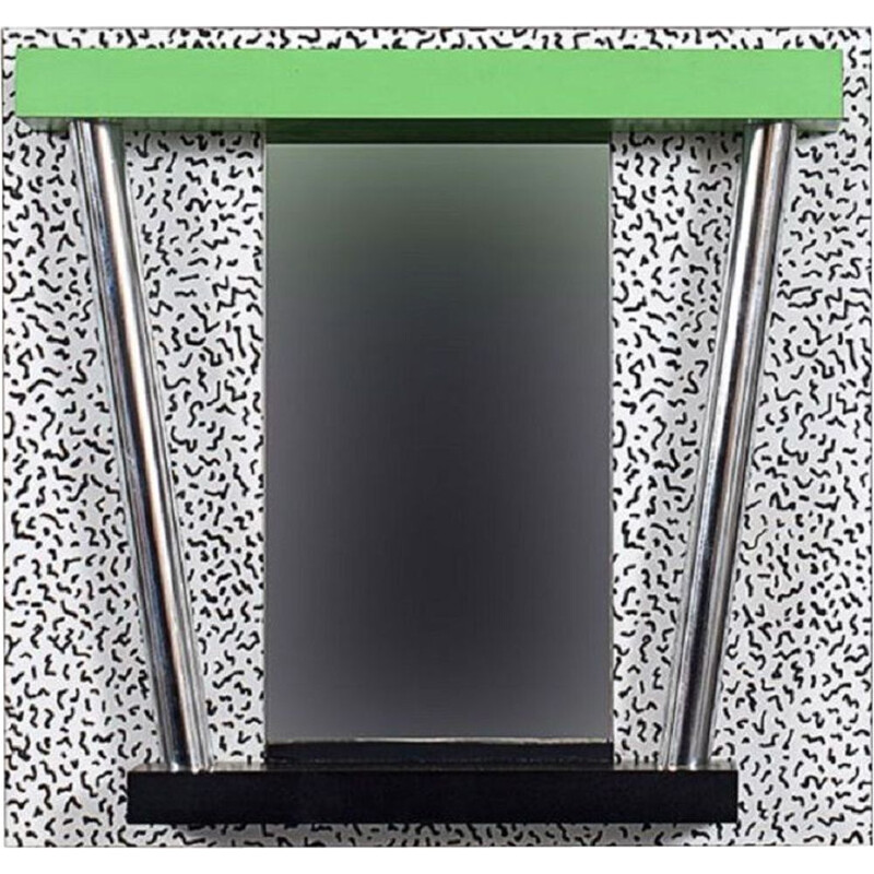 Vintage mirror by Ettore Sottsass