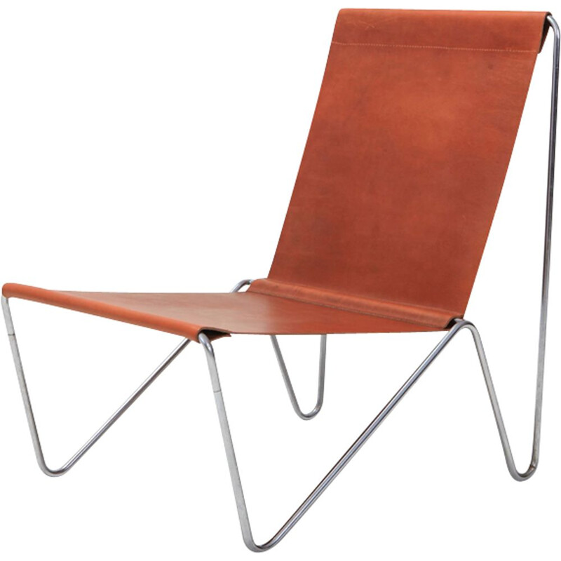 Vintage bachelor lounge chair by Verner Panton for Fritz Hansen