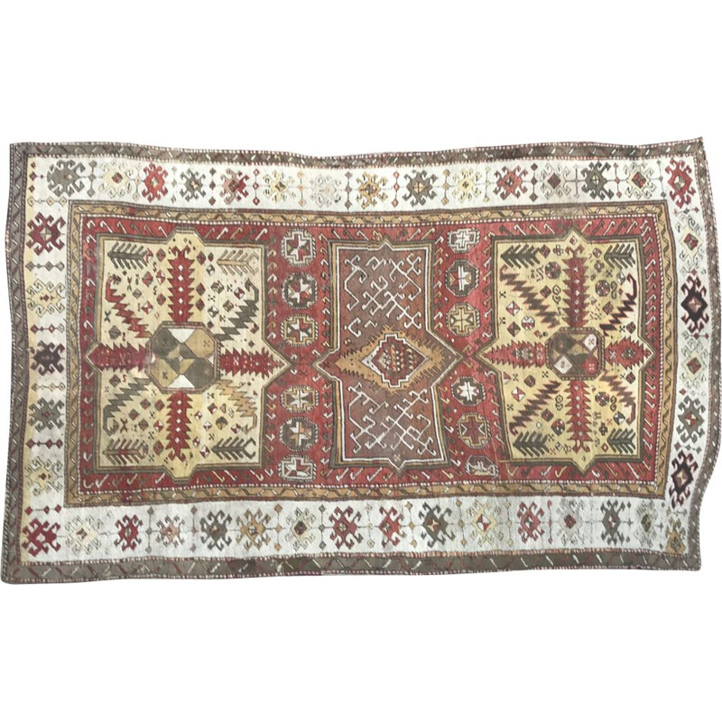 Tapis turc vintage en laine