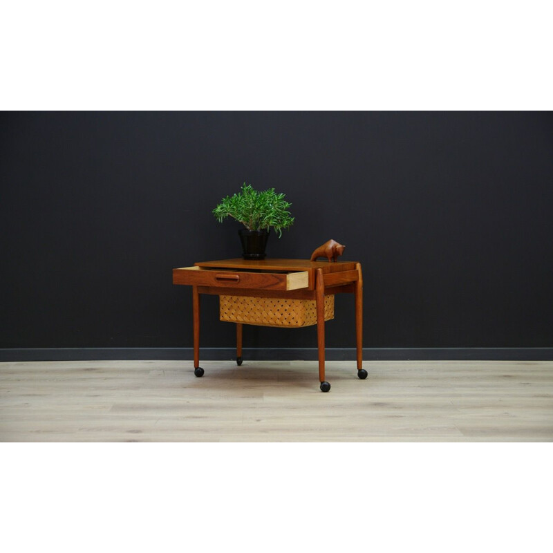 Vintage side table in teak