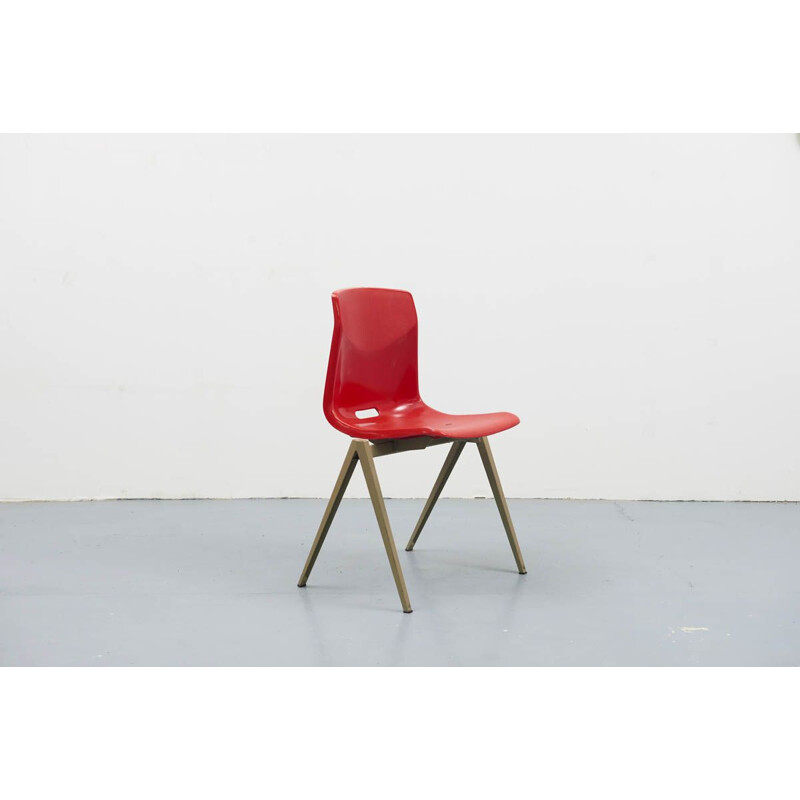 Red S22 chair by Galvanitas