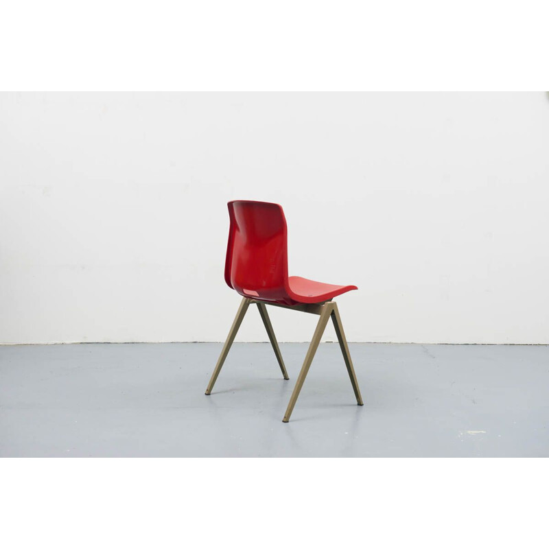 Red S22 chair by Galvanitas