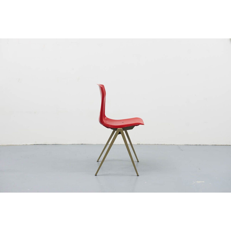 Red S22 chair by Galvanitas