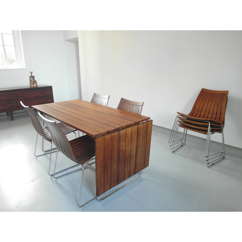 Vintage rosewood dining set by Kjell Richardsen