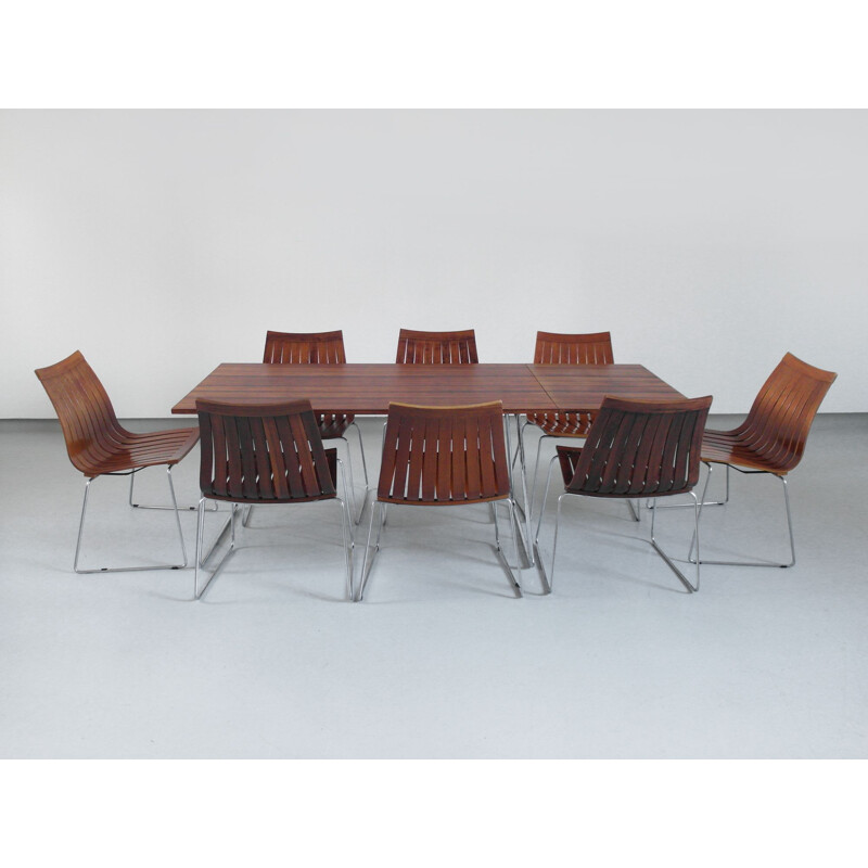 Vintage rosewood dining set by Kjell Richardsen